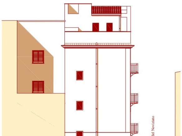 Attico esclusivo in Via del Noviziato con vista sui tetti di Palermo