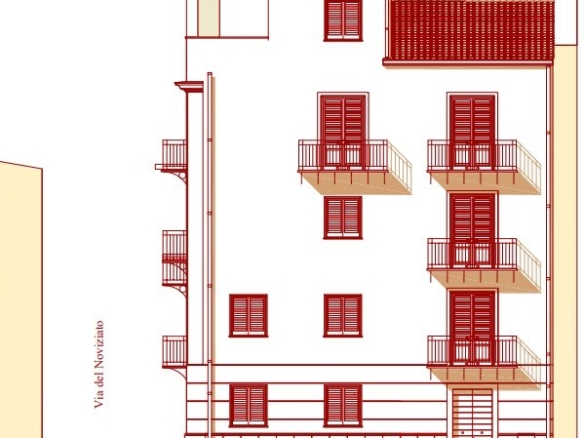 Attico esclusivo in Via del Noviziato con vista sui tetti di Palermo